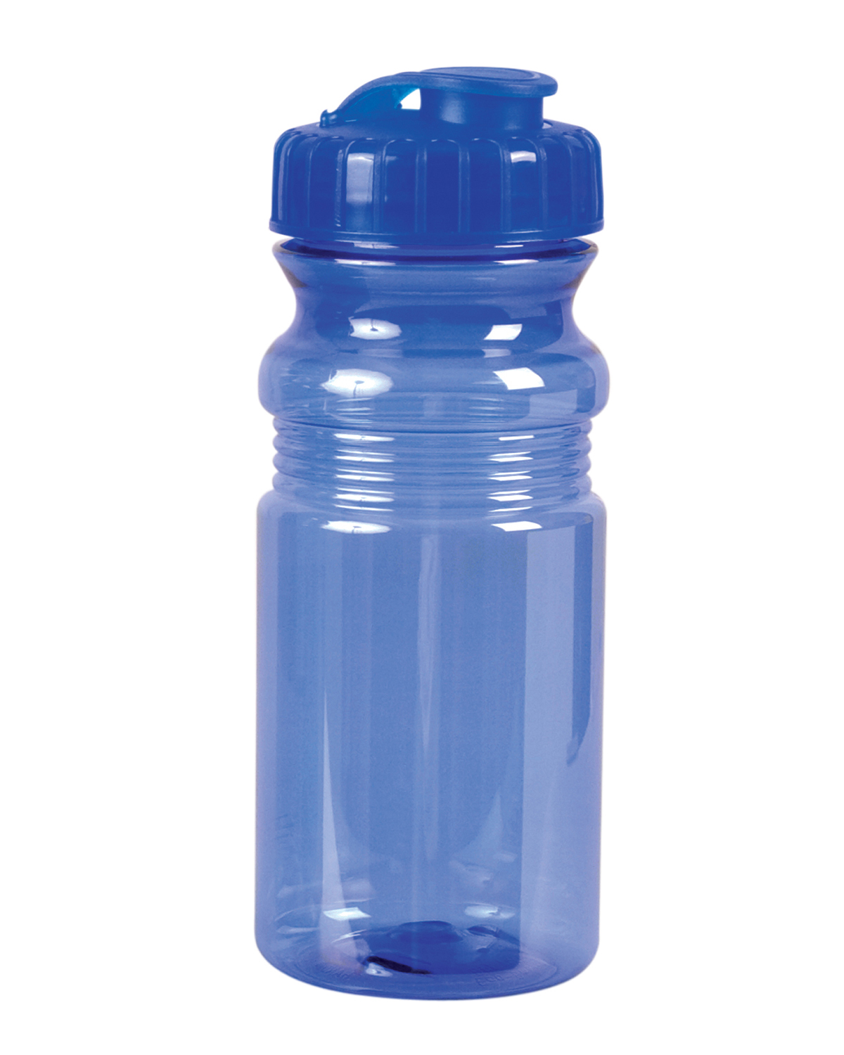 Picture of USA Made 20 oz. Translucent Sport Water Bottle With Snap Cap.