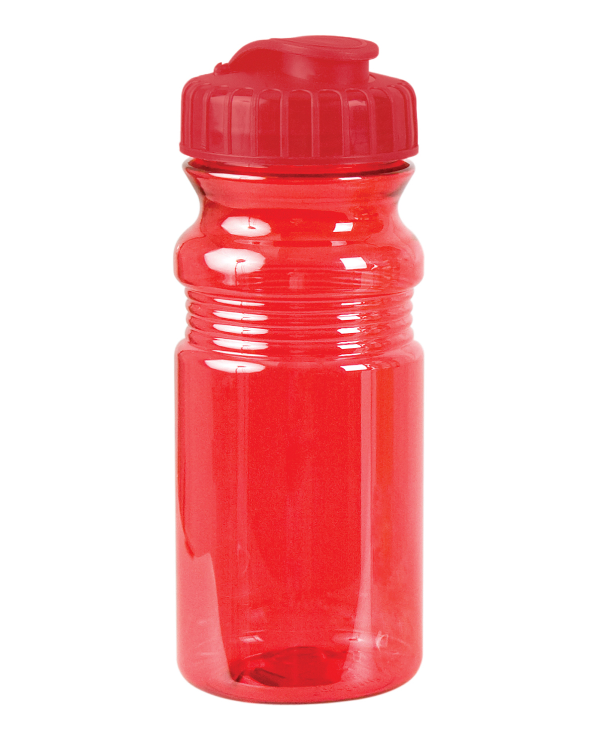 Picture of USA Made 20 oz. Translucent Sport Water Bottle With Snap Cap.