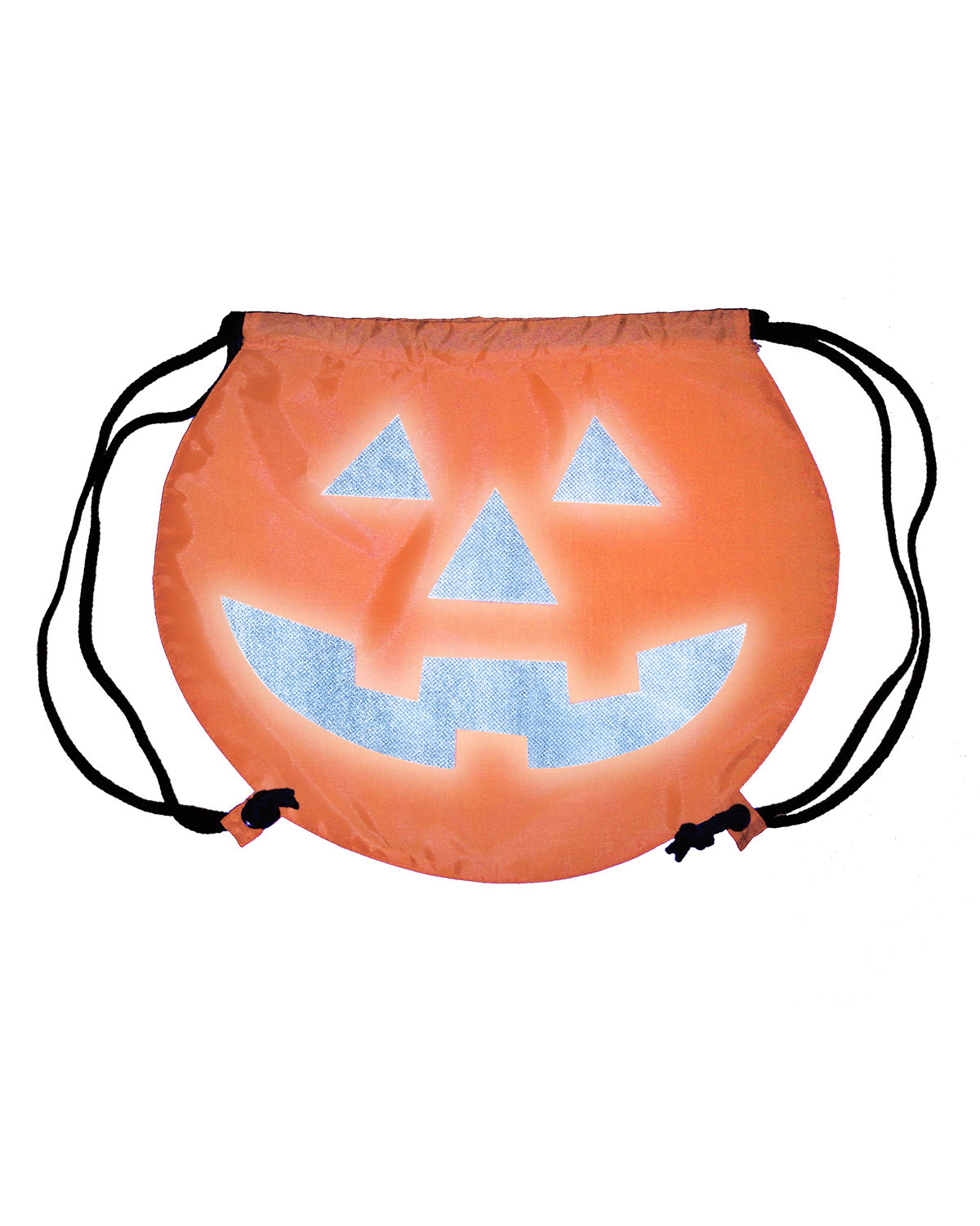 Picture of Pumpkin Drawstring Bag.