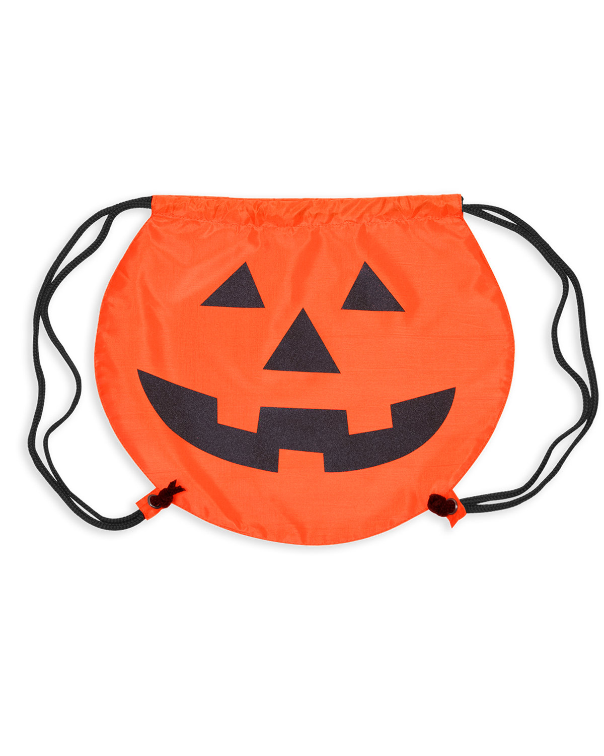 Picture of Pumpkin Drawstring Bag.
