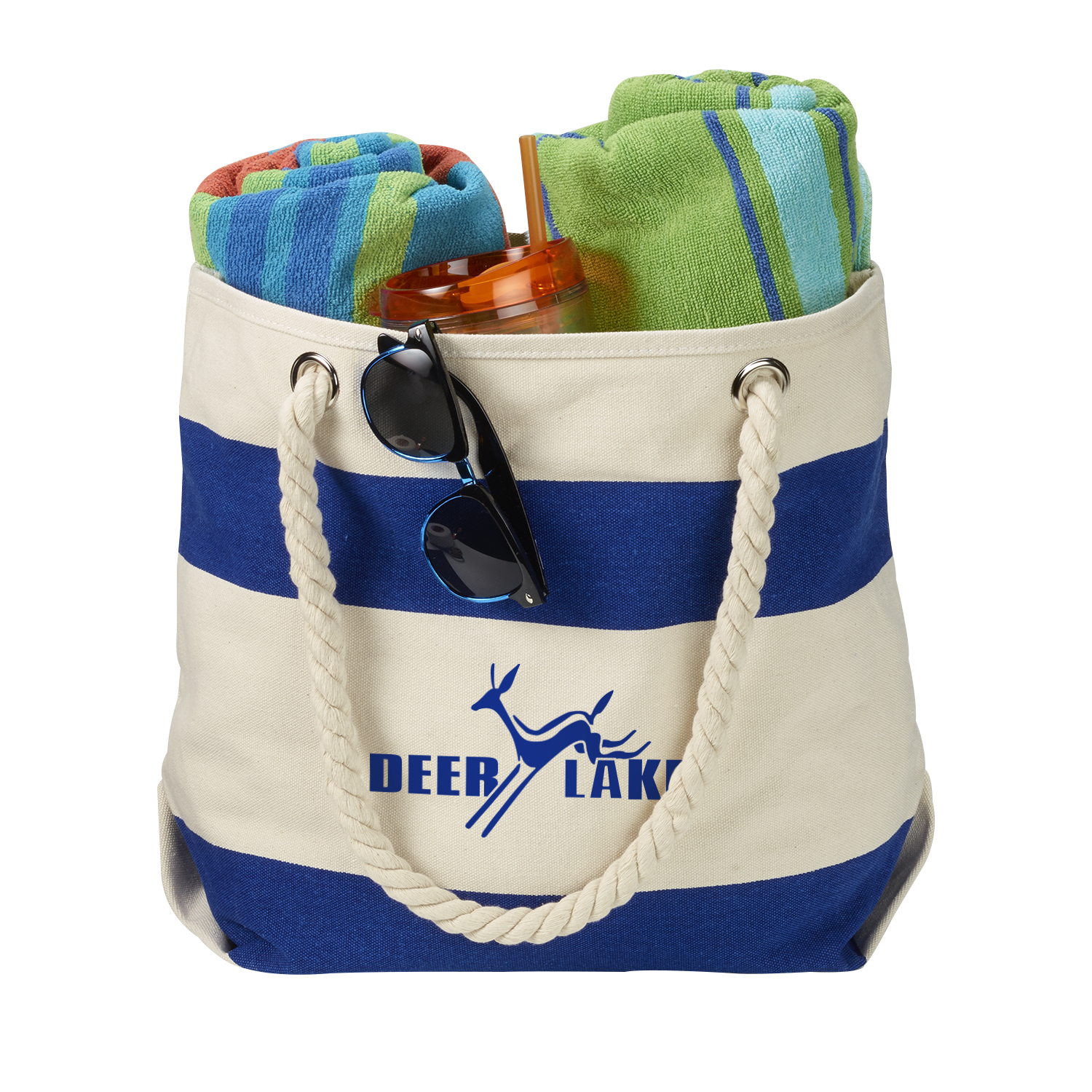 Picture of 16 Oz. Portsmouth Cotton Canvas Beach Tote