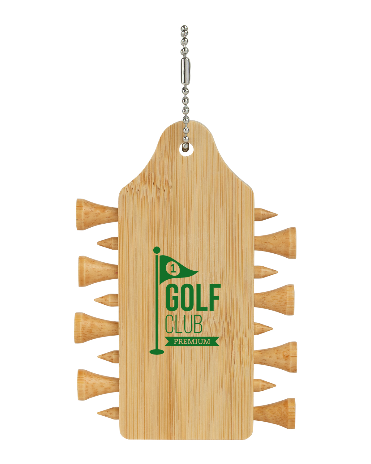 Picture of Bamboo Golf Tee Pack.