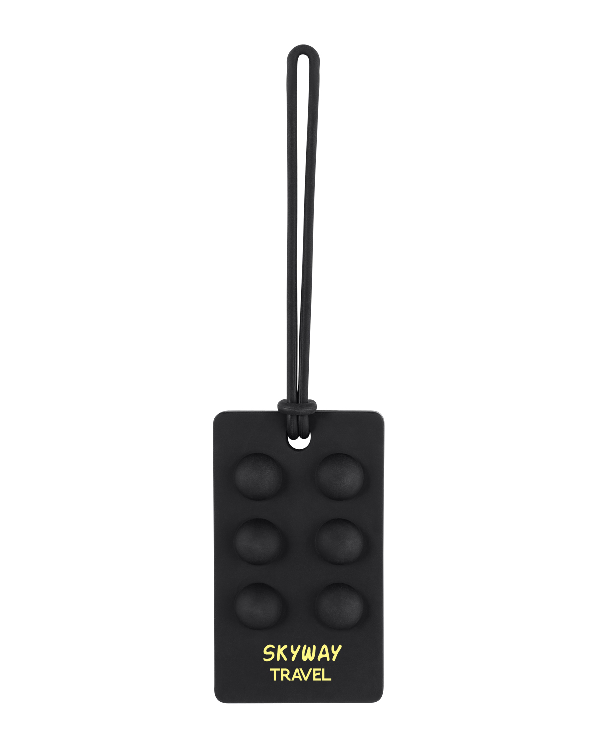 Picture of Recycled Push Pop Bubble Luggage Tag.