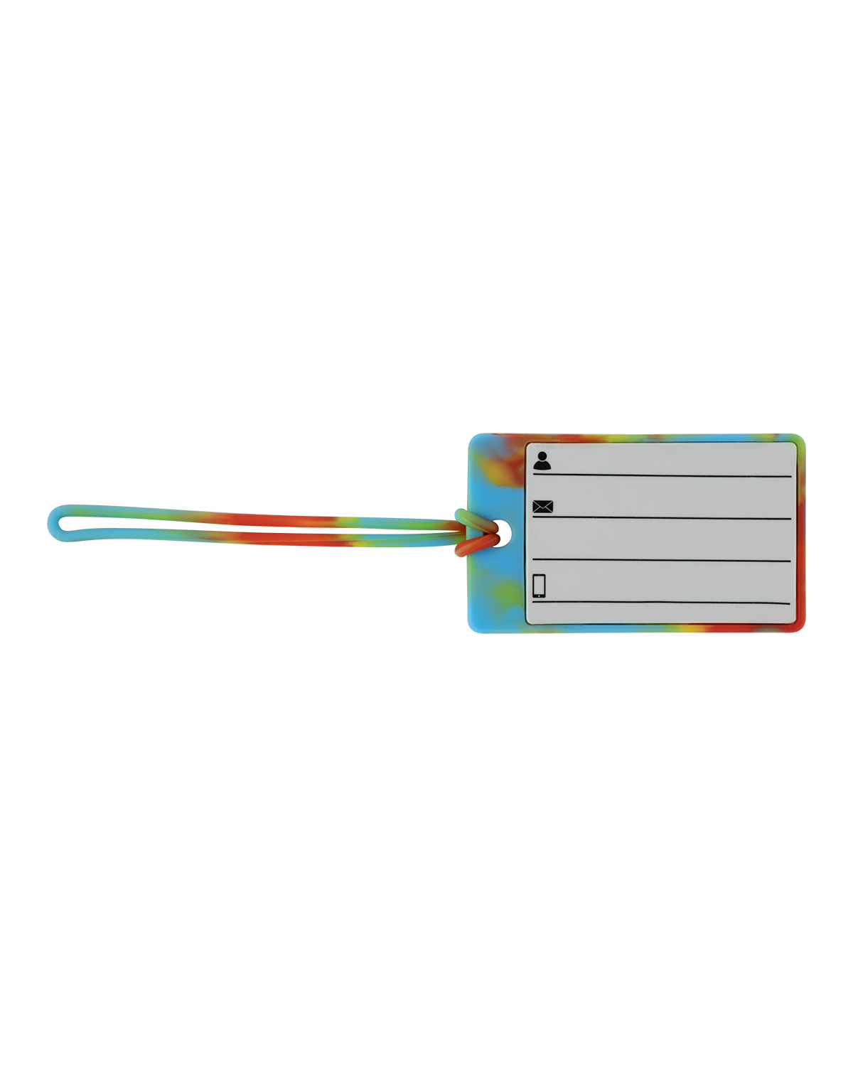 Picture of Recycled Push Pop Bubble Luggage Tag.