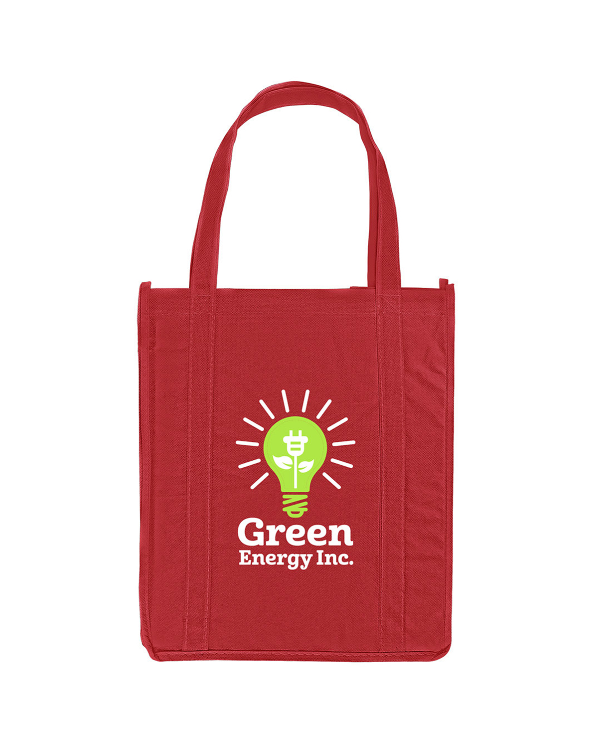 Picture of Atlas Non-Woven Grocery Tote Bag.