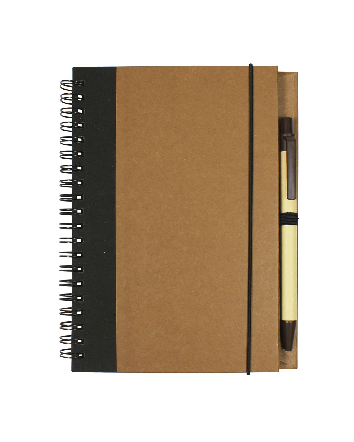 Picture of Contrast Paperboard Spiral Notebook & Pen 5.5" x 7.125".