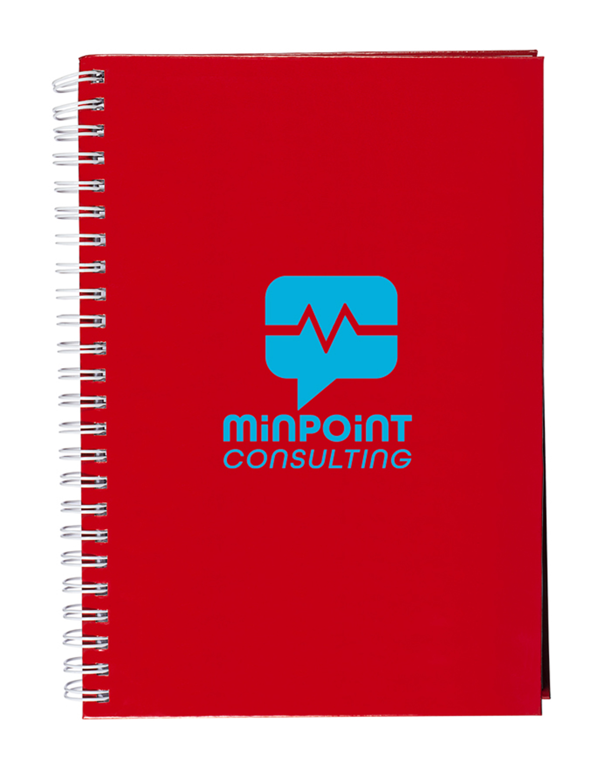 Picture of Hardcover Spiral Notebook 5.75" x 8.25".