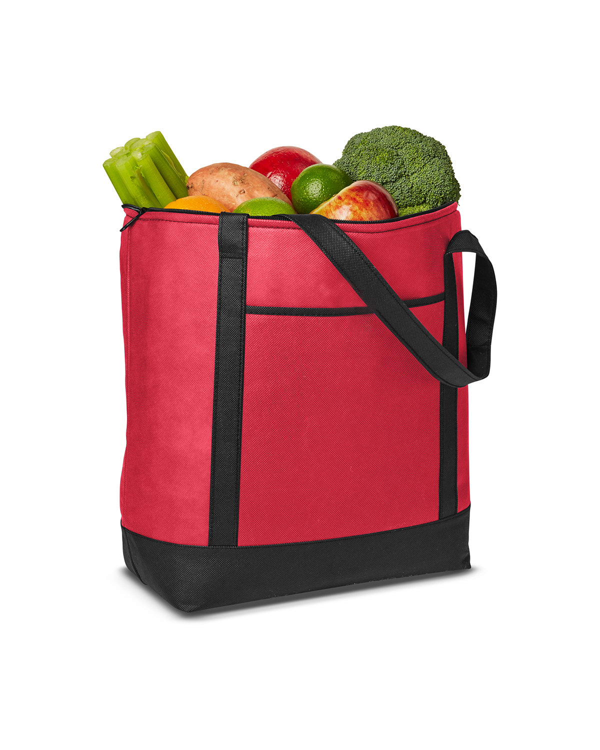 Picture of Medium Size Non-Woven Cooler Tote Bag.