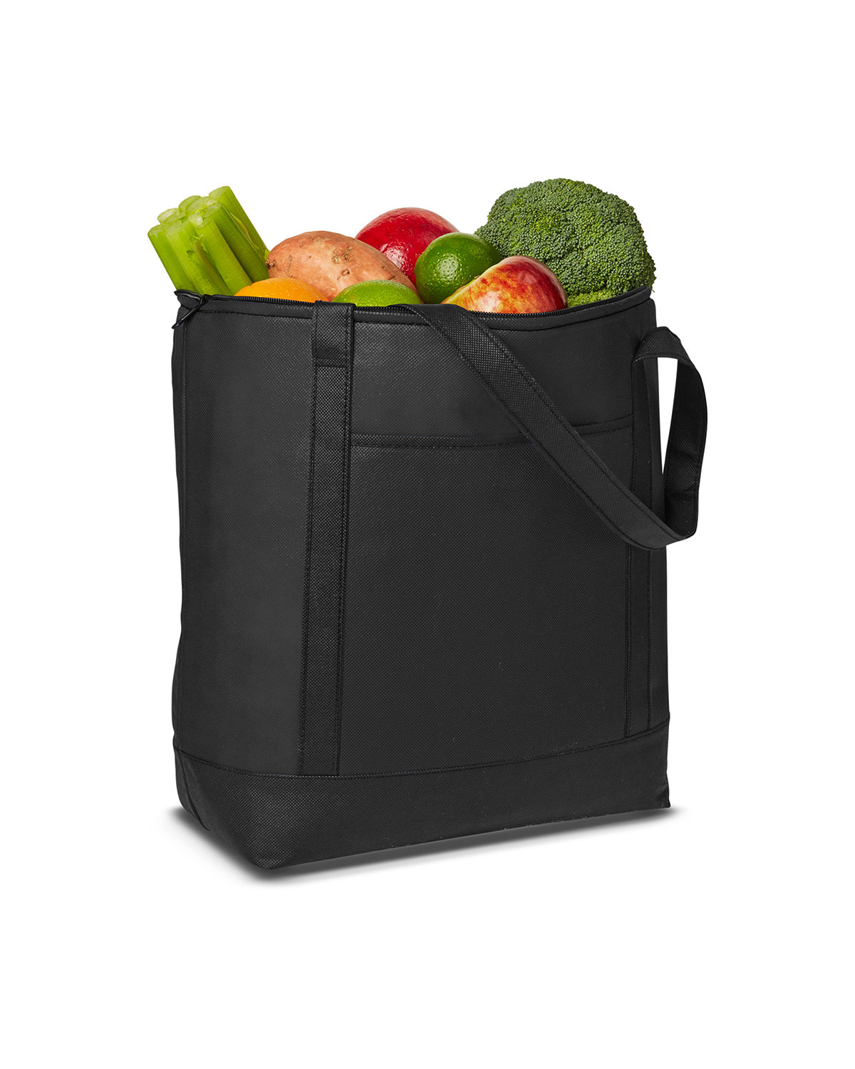 Picture of Medium Size Non-Woven Cooler Tote Bag.