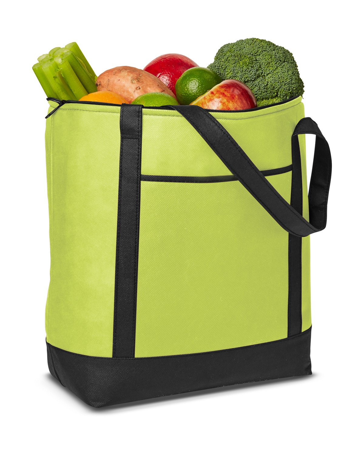 Picture of Medium Size Non-Woven Cooler Tote Bag.