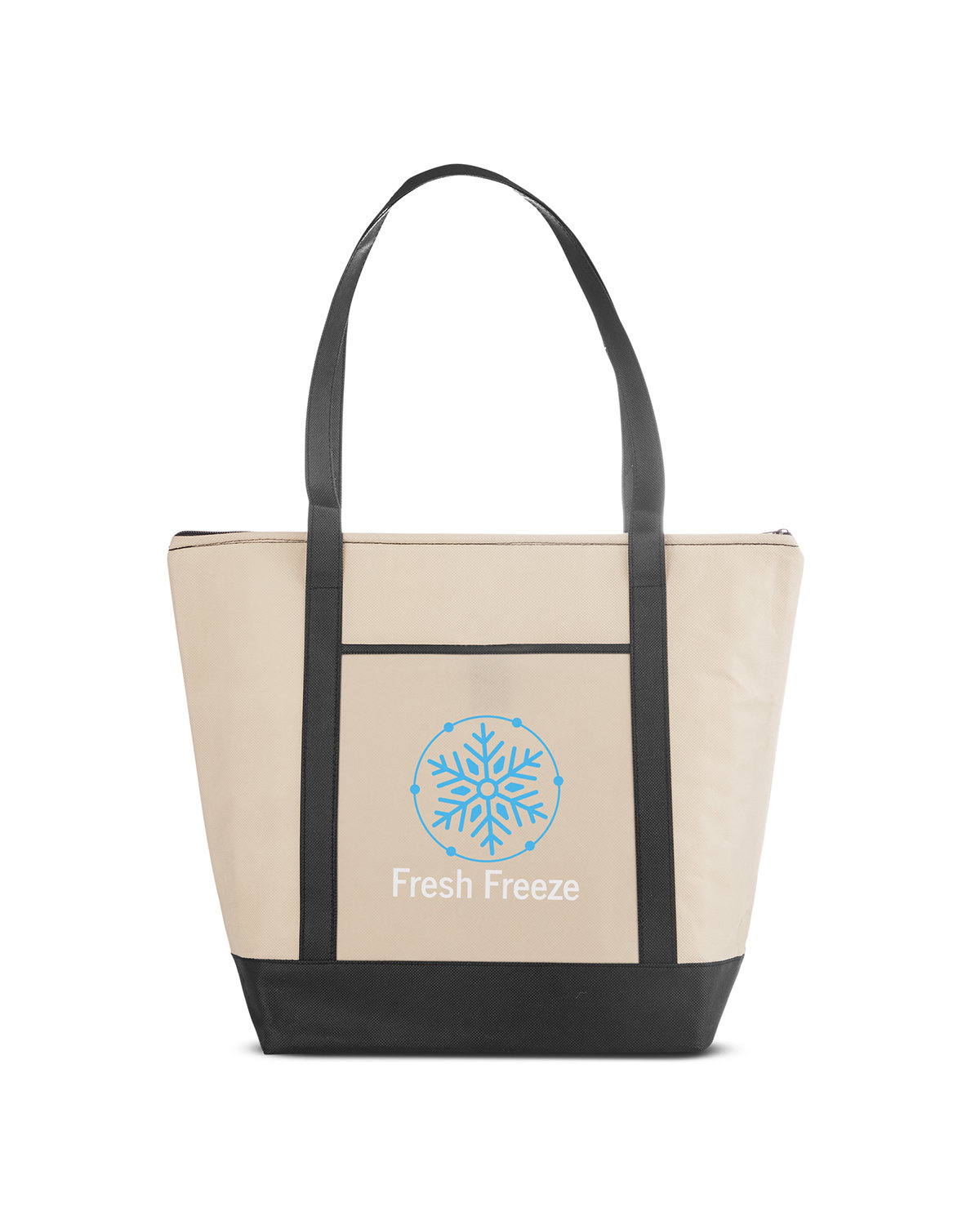 Picture of Medium Size Non-Woven Cooler Tote Bag.
