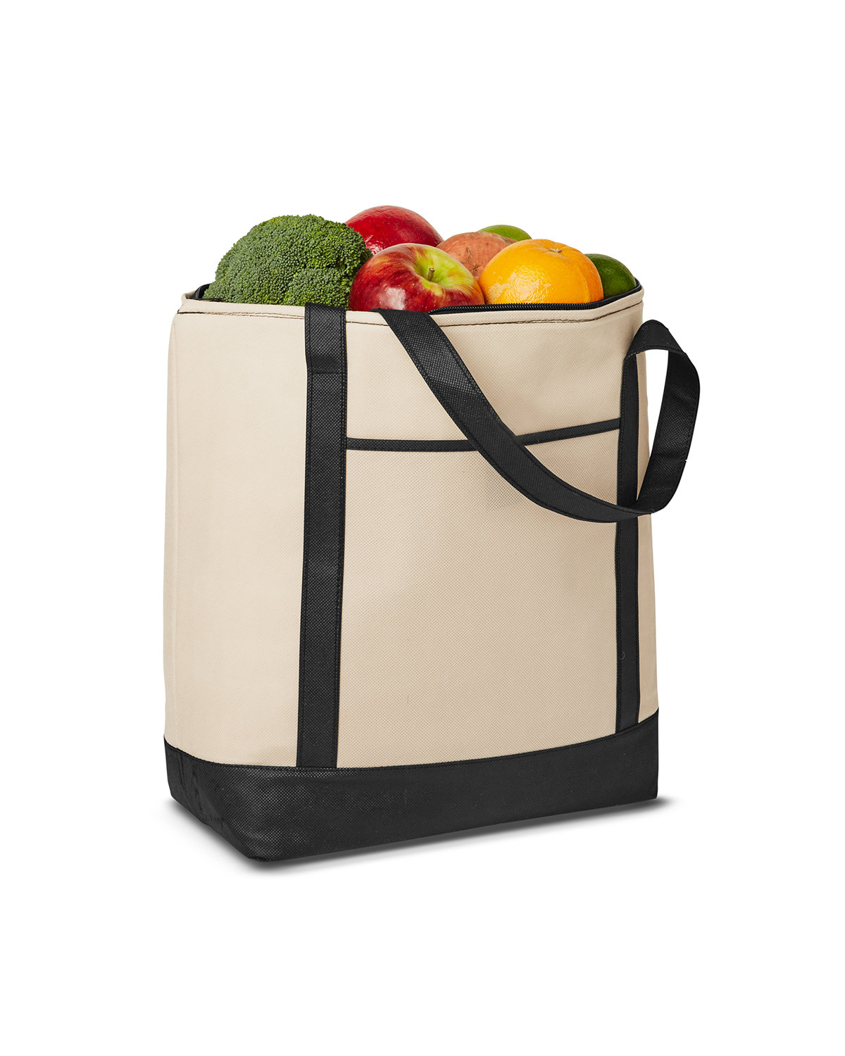 Picture of Medium Size Non-Woven Cooler Tote Bag.
