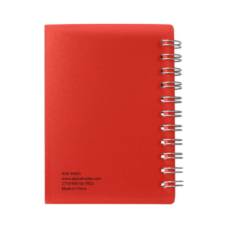 Picture of Curve Small Spiral Notebook 3.25" x 4.25".