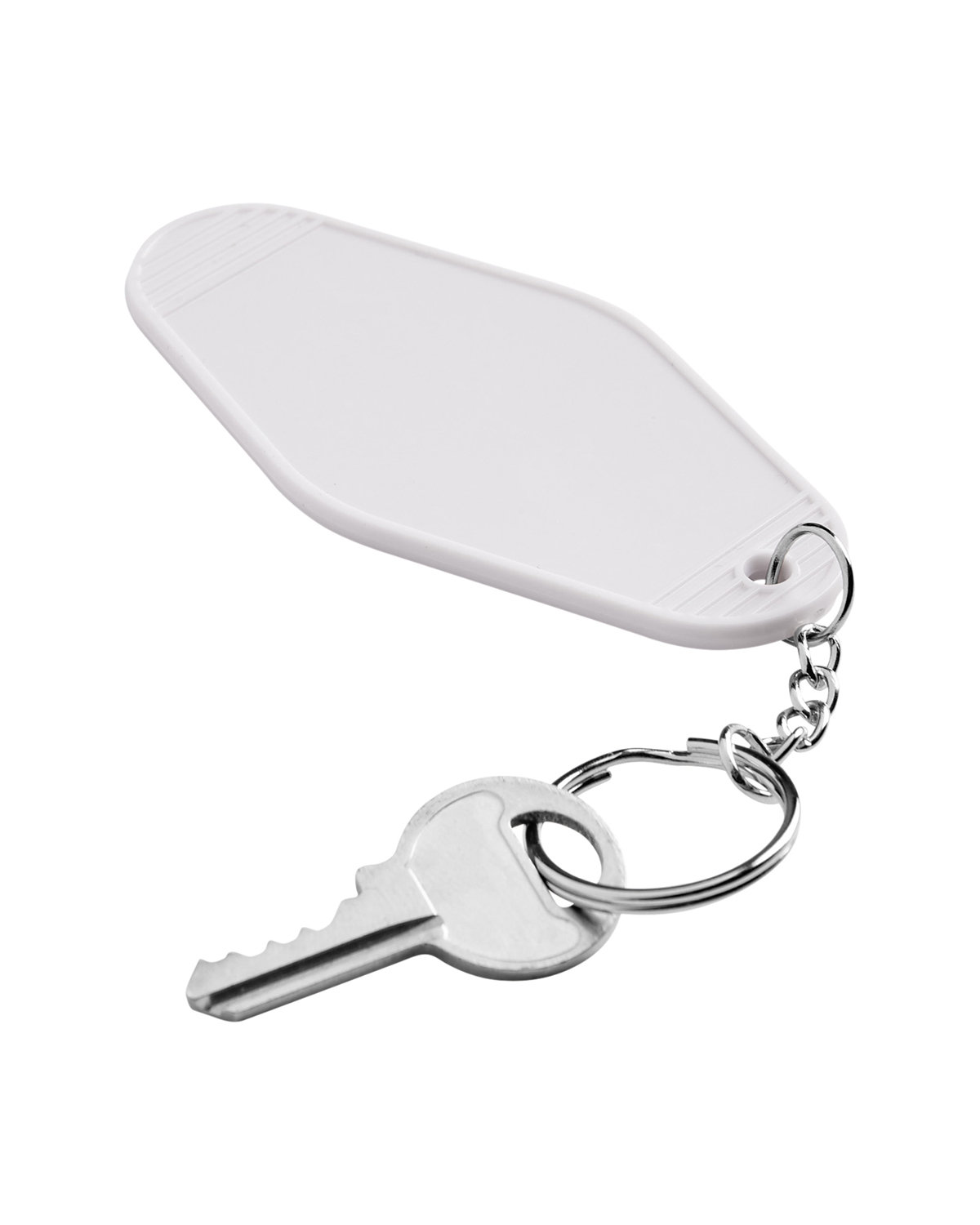 Picture of Recycled ABS Motel Keychain.