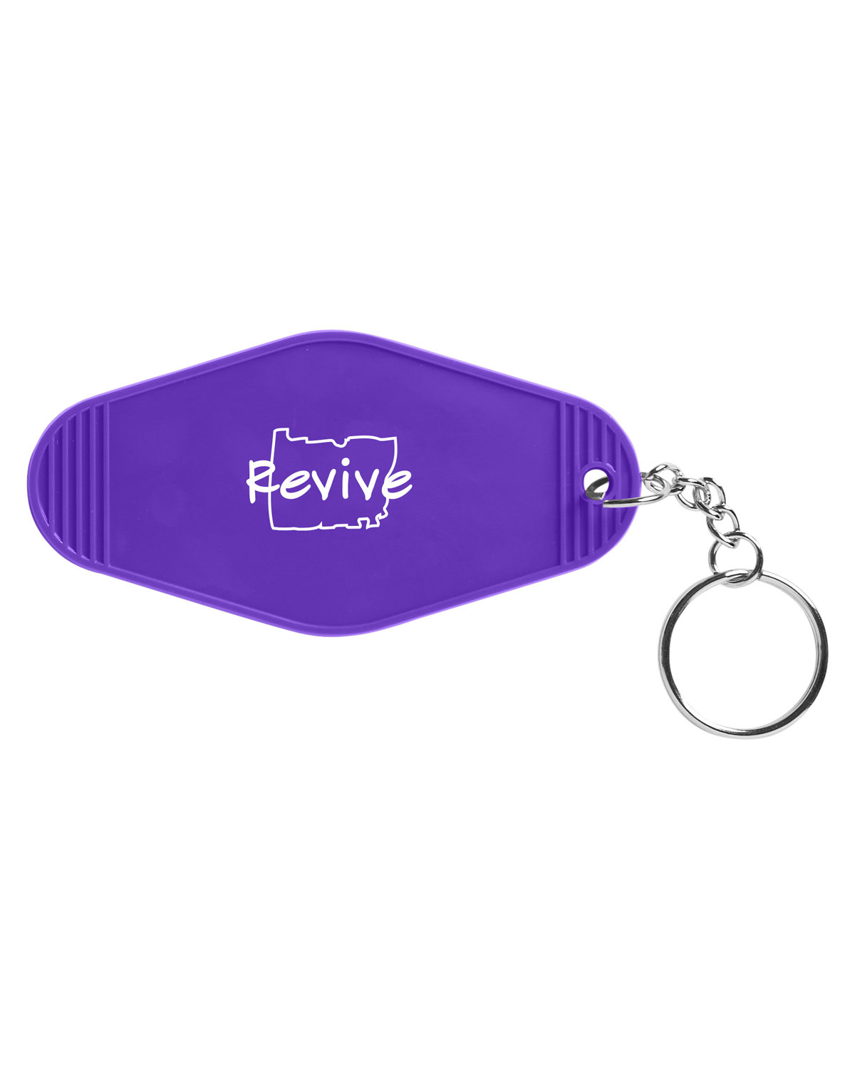 Picture of Recycled ABS Motel Keychain.