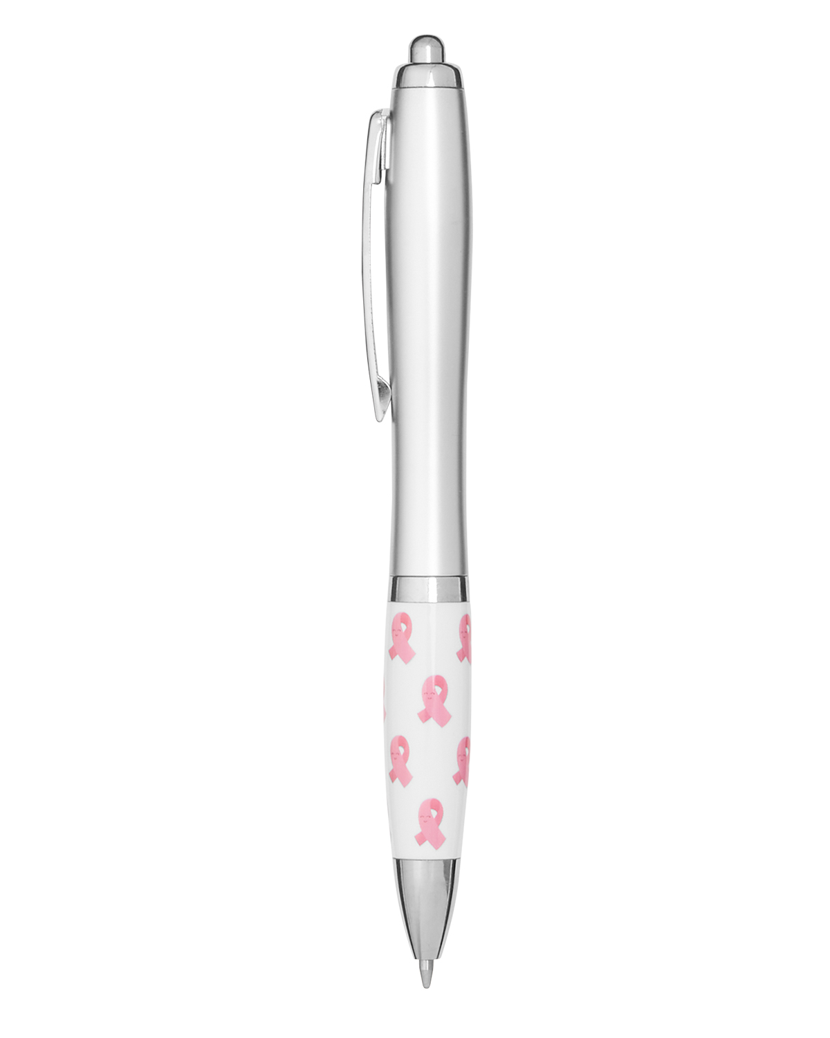 Picture of Breast Cancer Awareness Pink Ribbon Recycled ABS Ballpoint Pen.