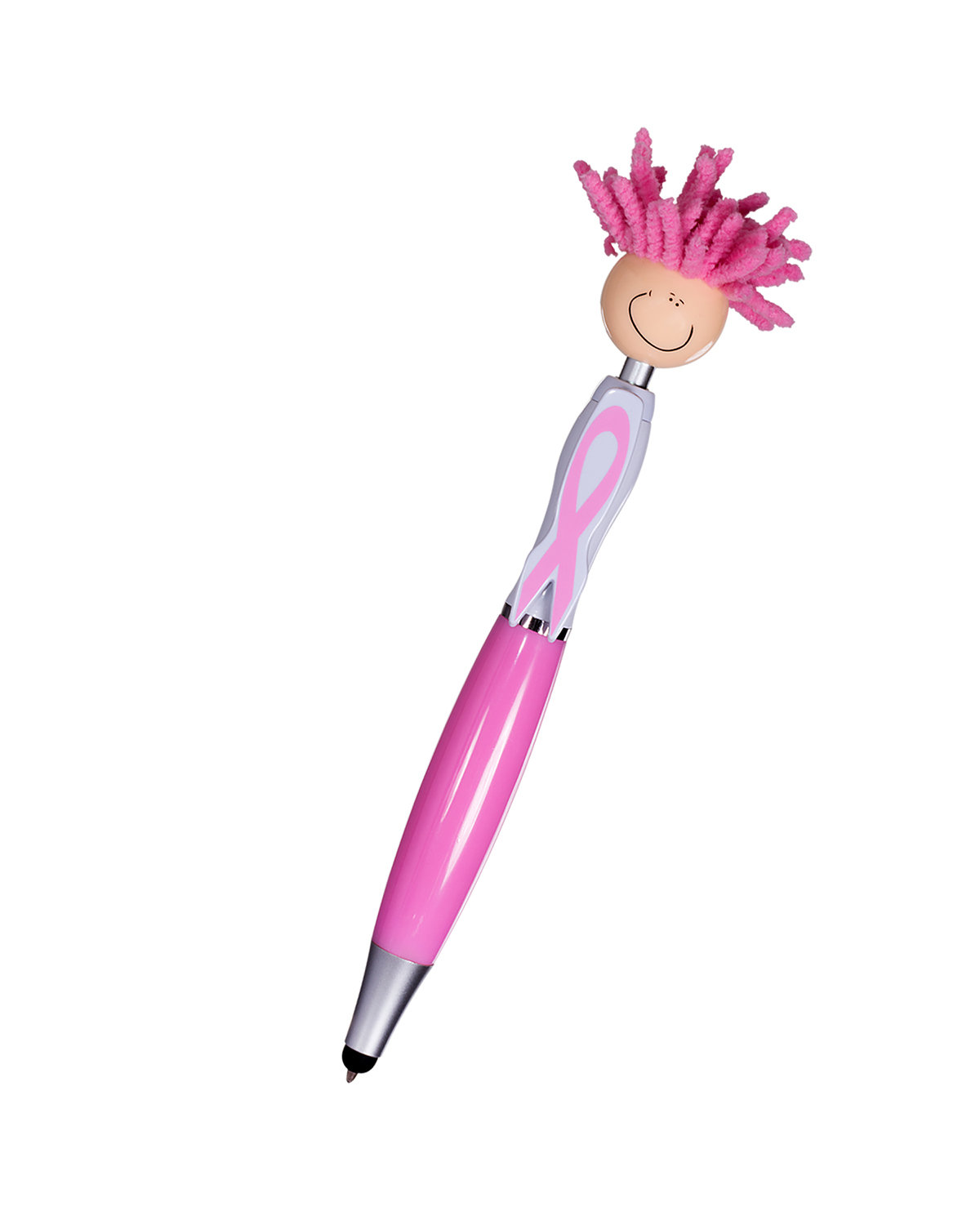 Picture of Breast Cancer Awareness Screen Cleaner With Stylus Pen.