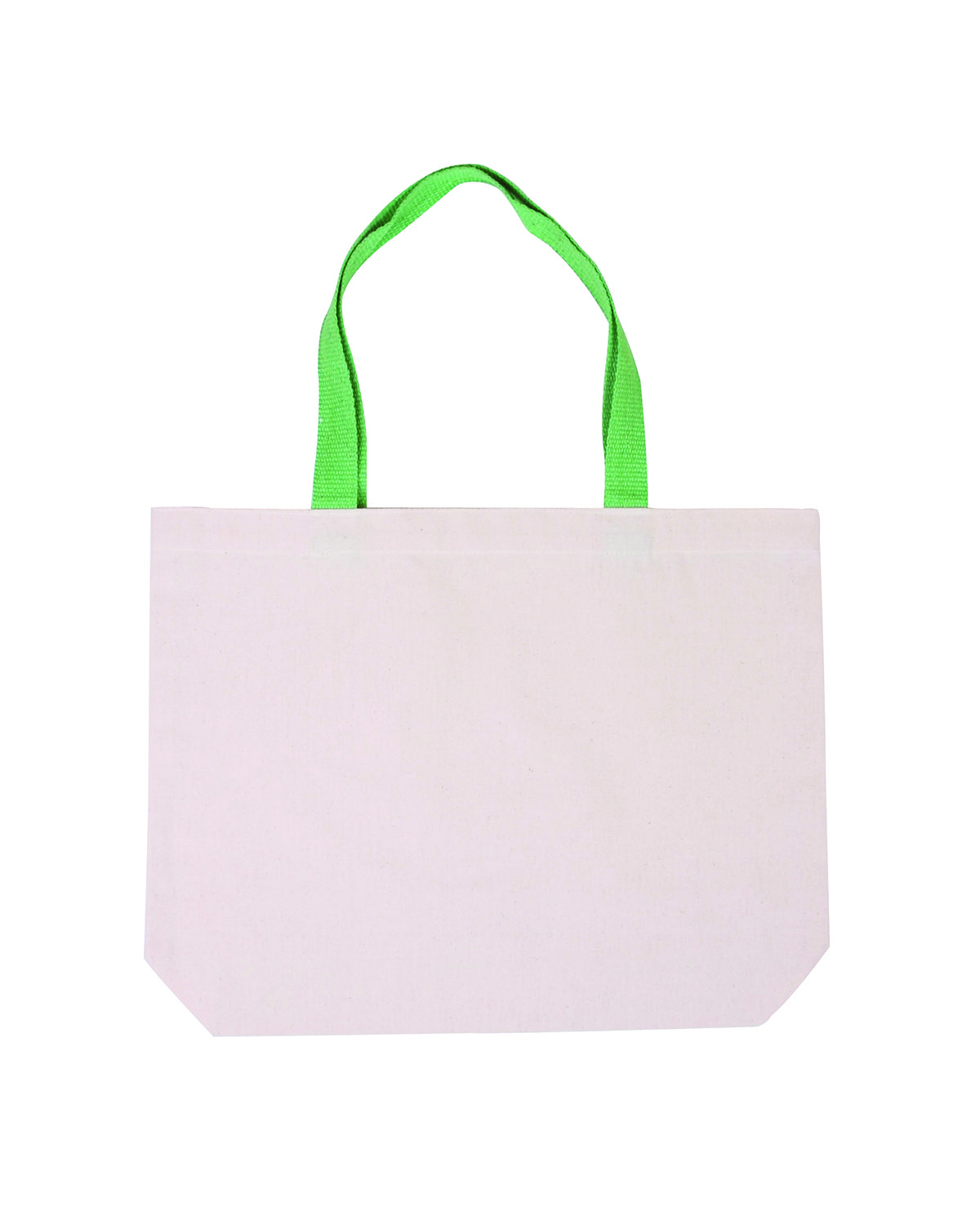 Picture of Cotton Canvas Tote Bag with Color Accents.
