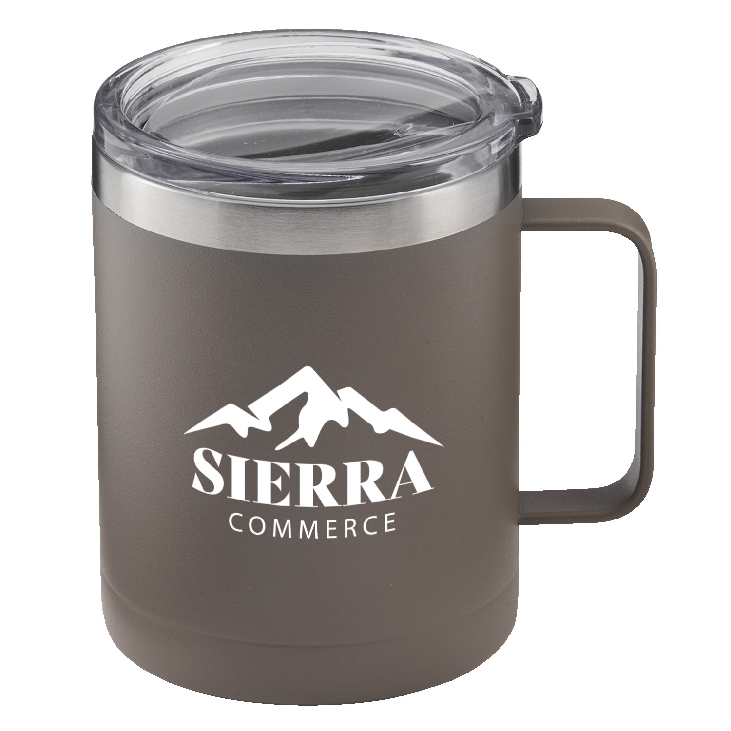 Picture of 14 Oz. Powder Coated Stainless Steel Camping Mug