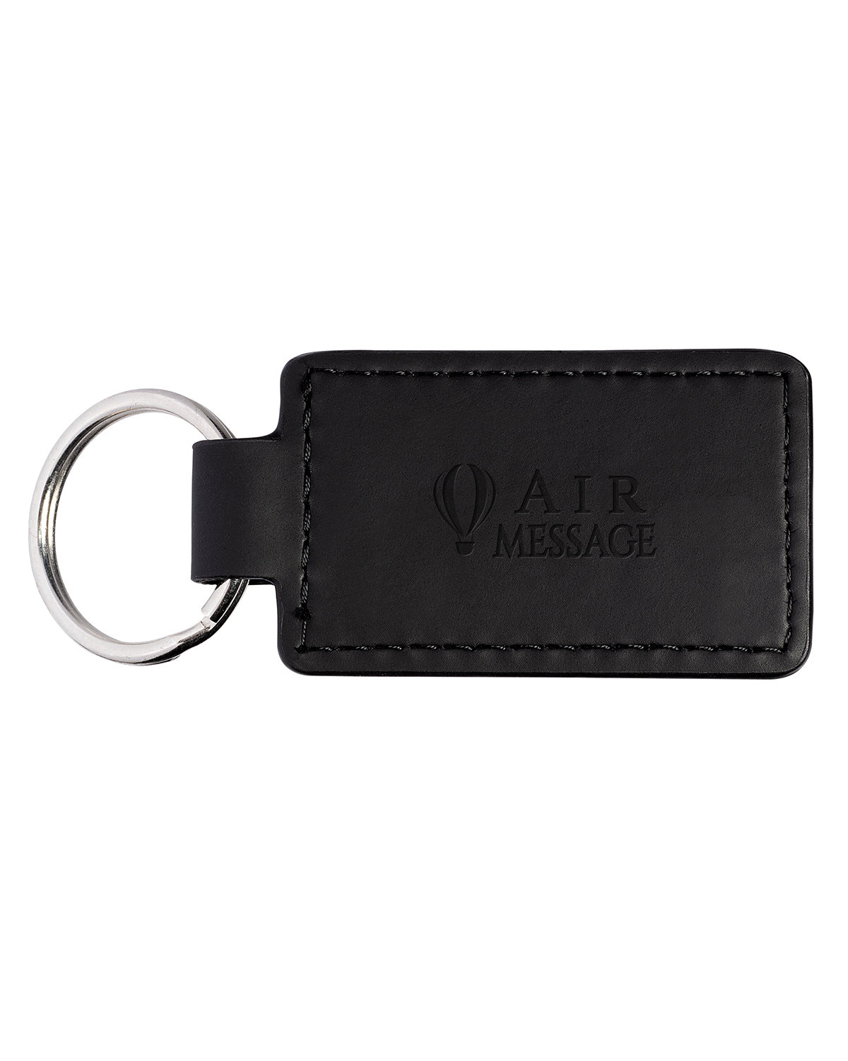 Picture of Tuscany PU Leather Rectangle Keychain.