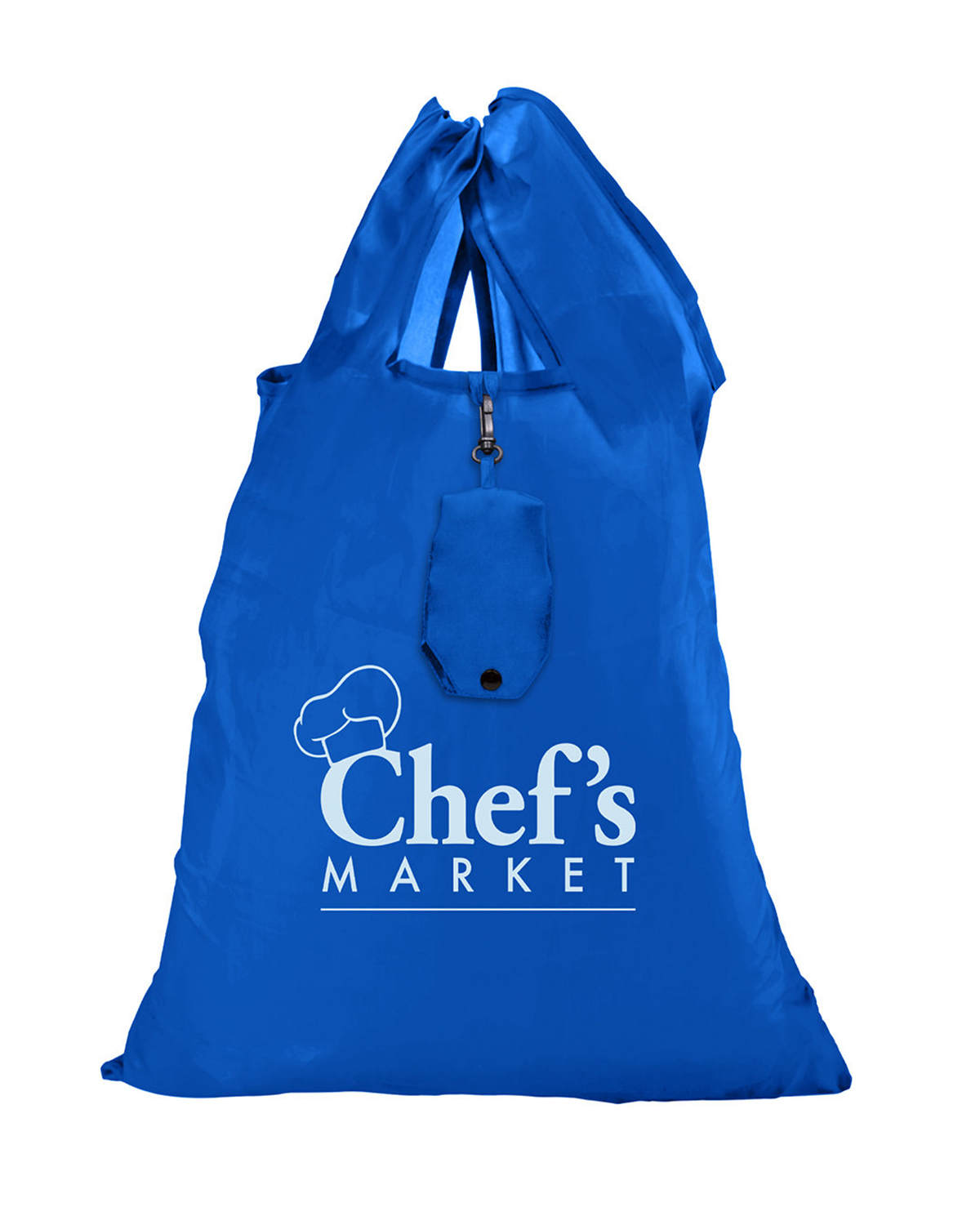 Picture of Polyester Folding Grocery Tote Bag.