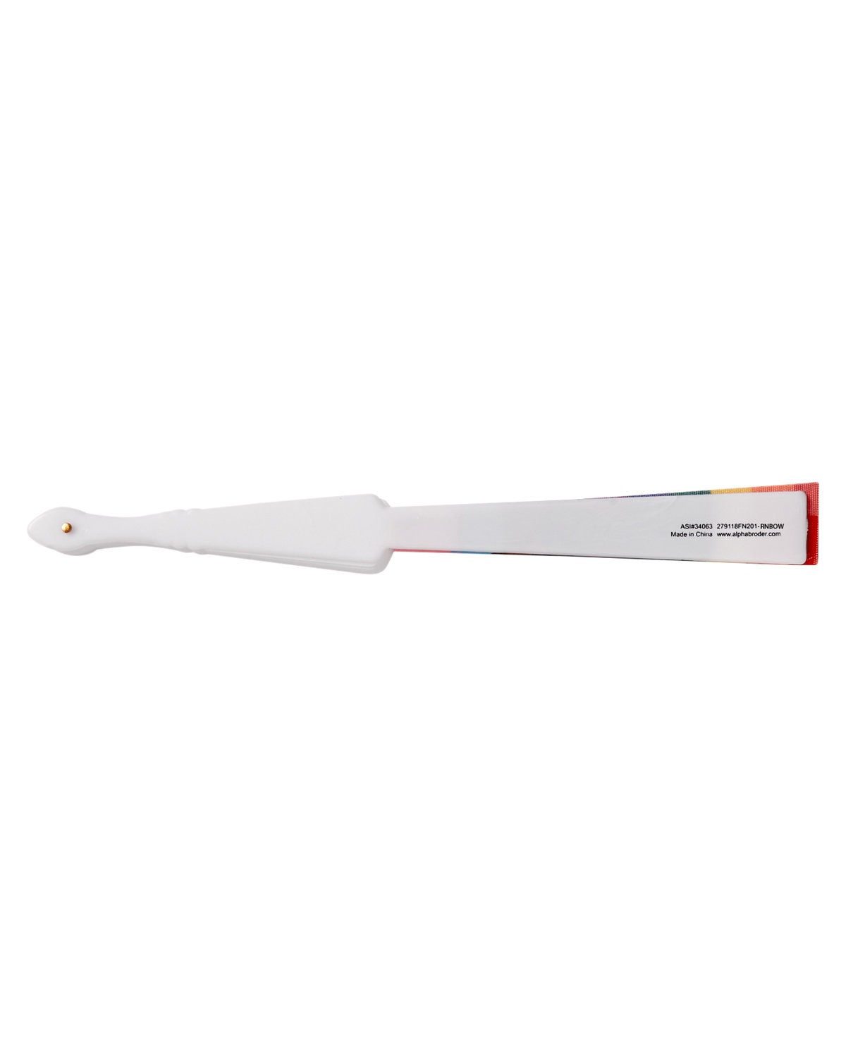 Picture of Rainbow Pride LGBTQ+ Folding Handheld Fan.