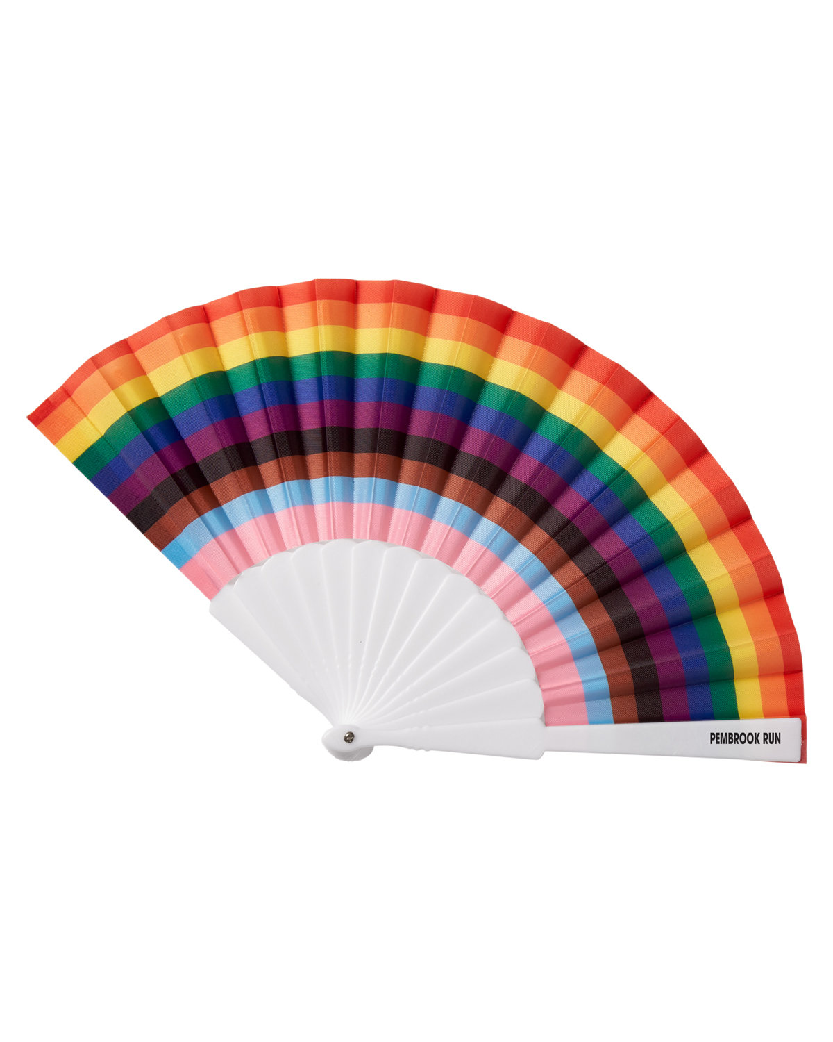 Picture of Rainbow Pride LGBTQ+ Folding Handheld Fan.