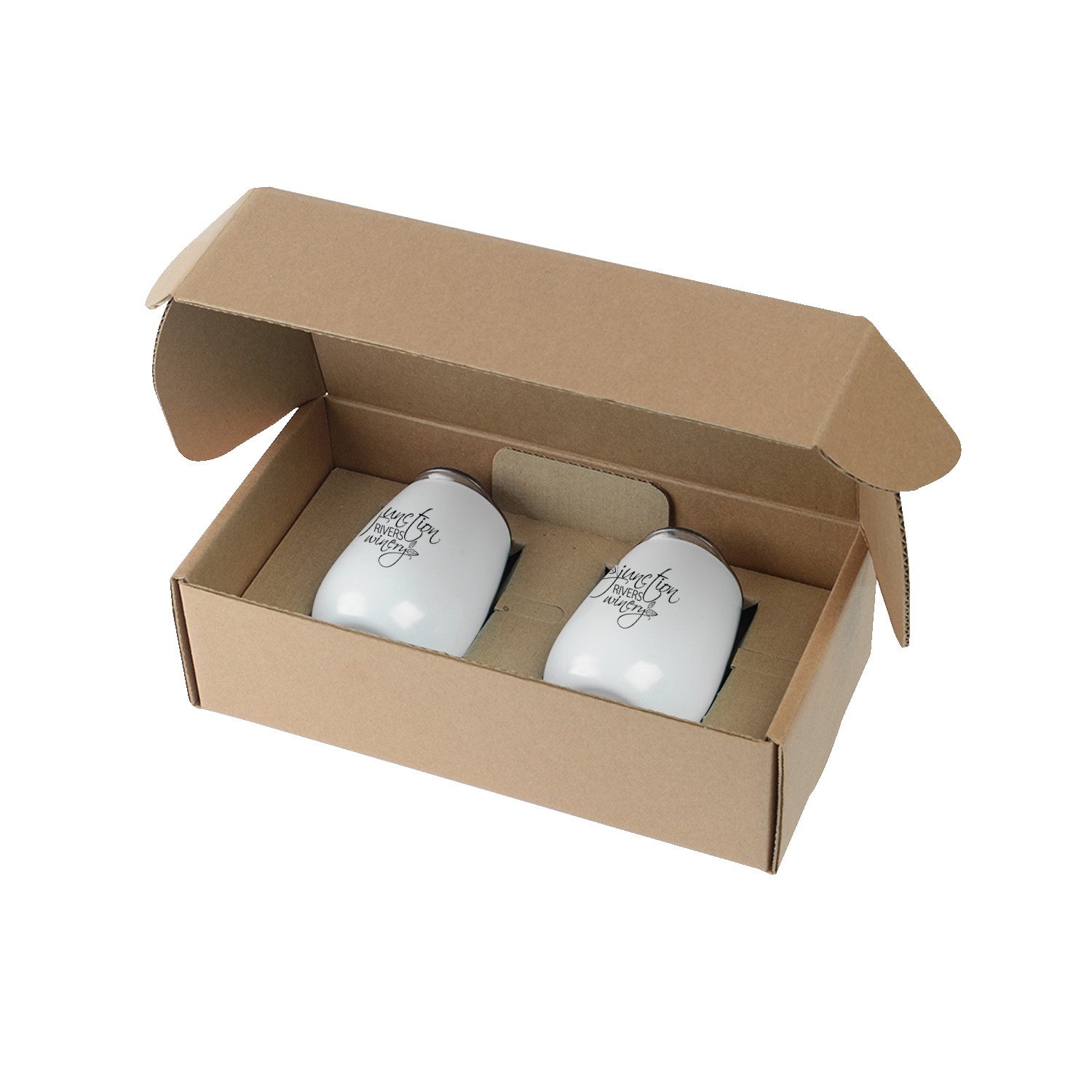 Picture of Stainless Steel Stemless Wine Glasses Gift Box Set