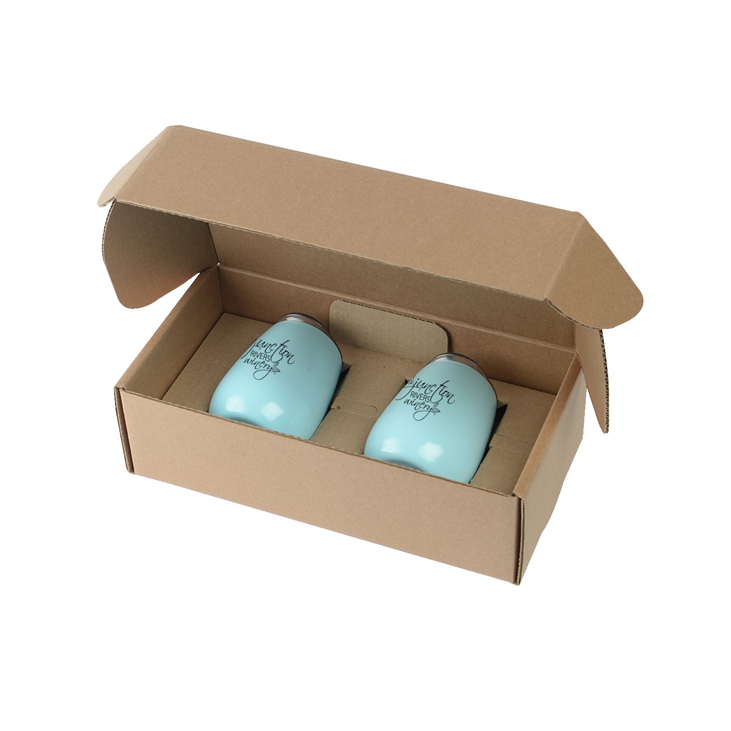 Picture of Stainless Steel Stemless Wine Glasses Gift Box Set