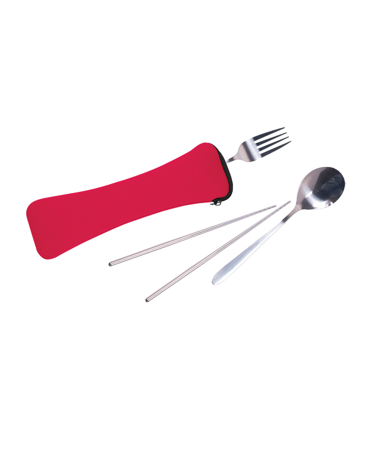 Picture of Travel Cutlery Set In Zip Pouch.