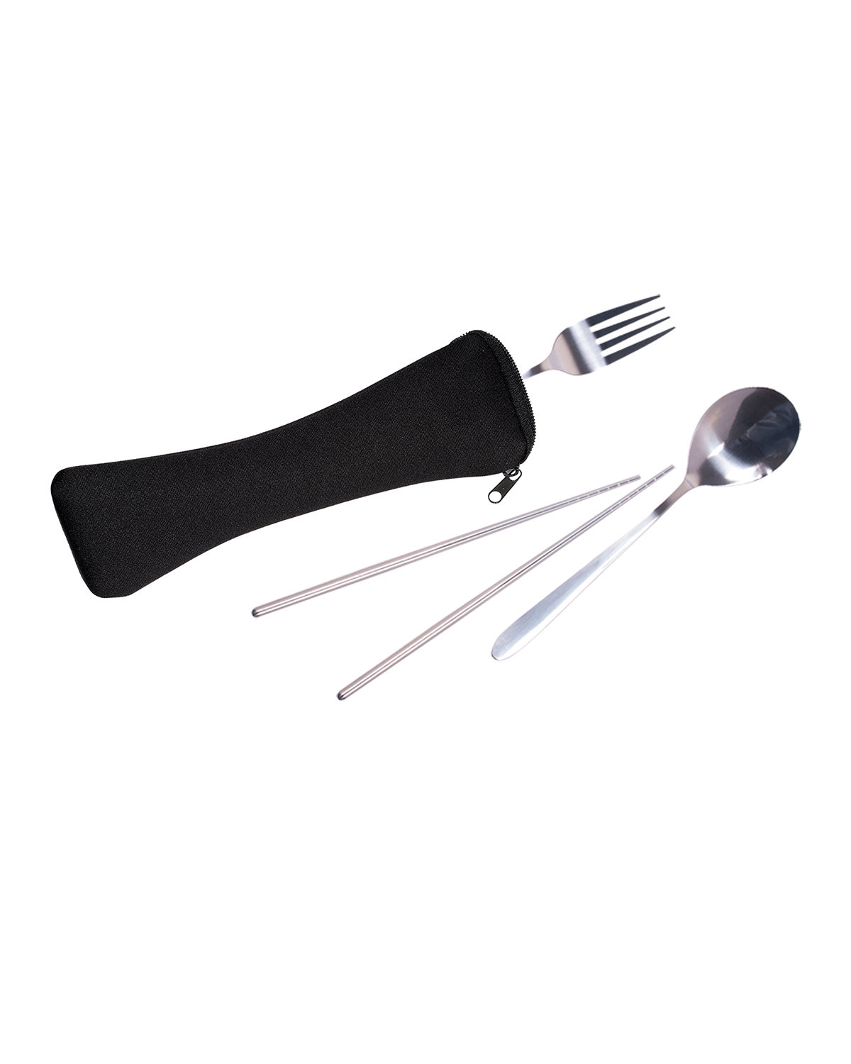 Picture of Travel Cutlery Set In Zip Pouch.