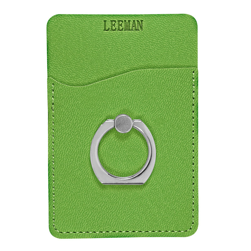 Picture of Tuscany Card Holder with Metal Ring Phone Stand.