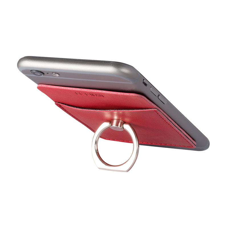 Picture of Tuscany Card Holder with Metal Ring Phone Stand.