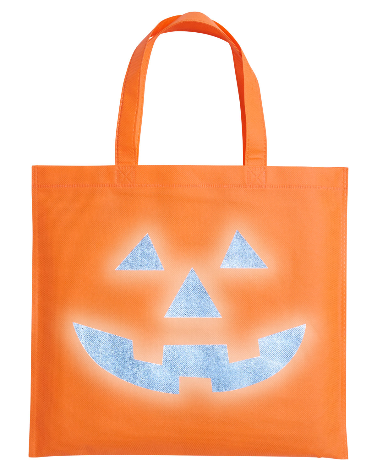 Picture of Halloween Pumpkin Reflective Tote Bag.