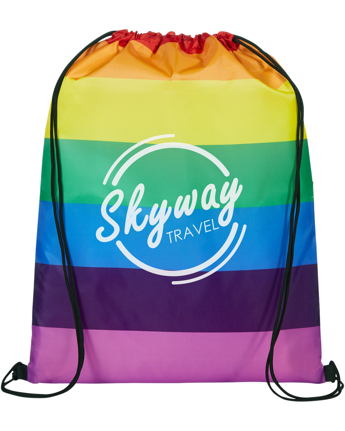 Picture of Rainbow Pride Drawstring Bag.