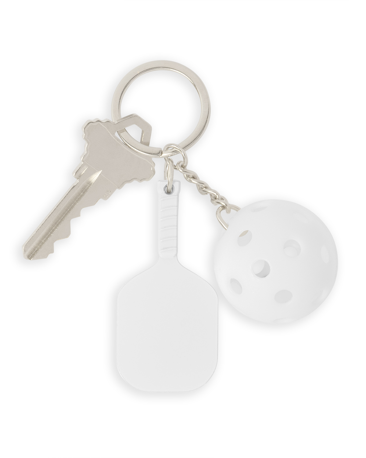 Picture of Pickleball Keychain.