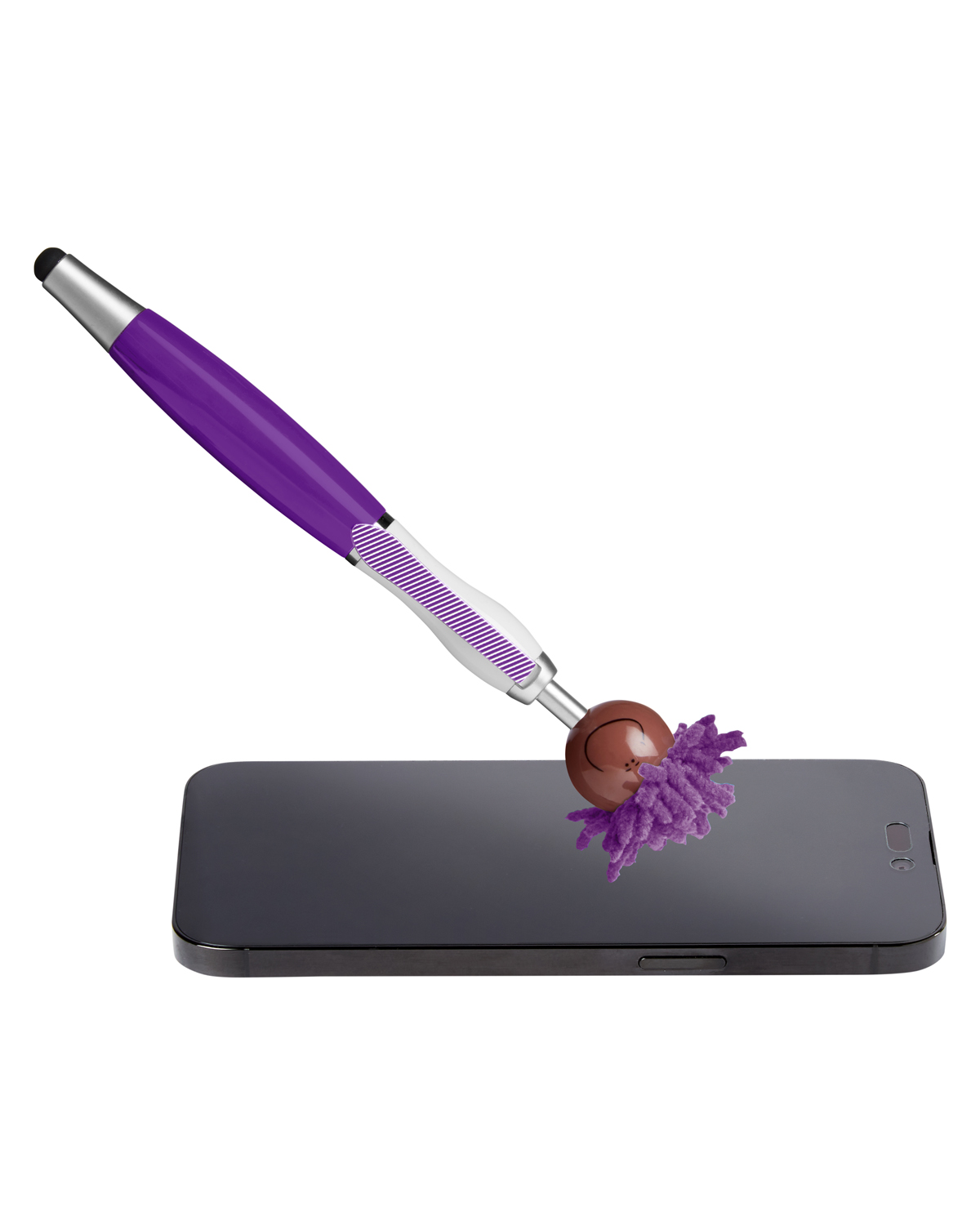 Picture of Multicultural Screen Cleaner With Stylus Pen.