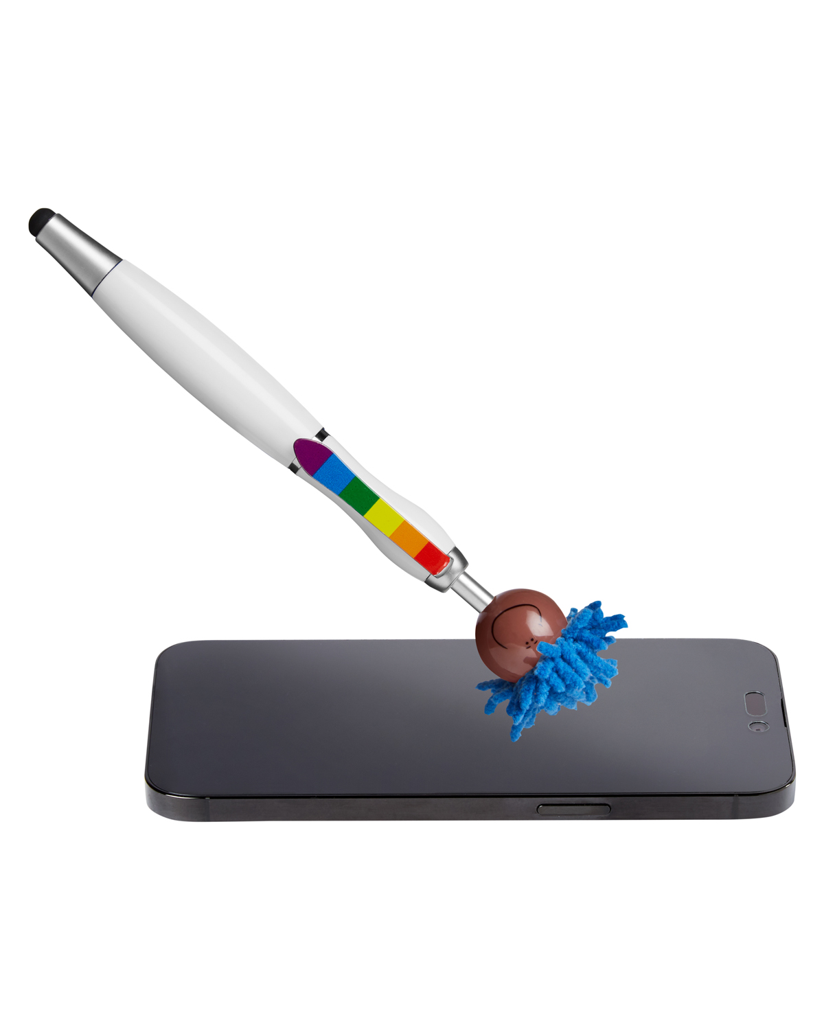 Picture of Multicultural Screen Cleaner With Stylus Pen.