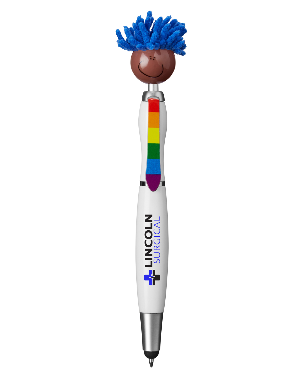 Picture of Multicultural Screen Cleaner With Stylus Pen.
