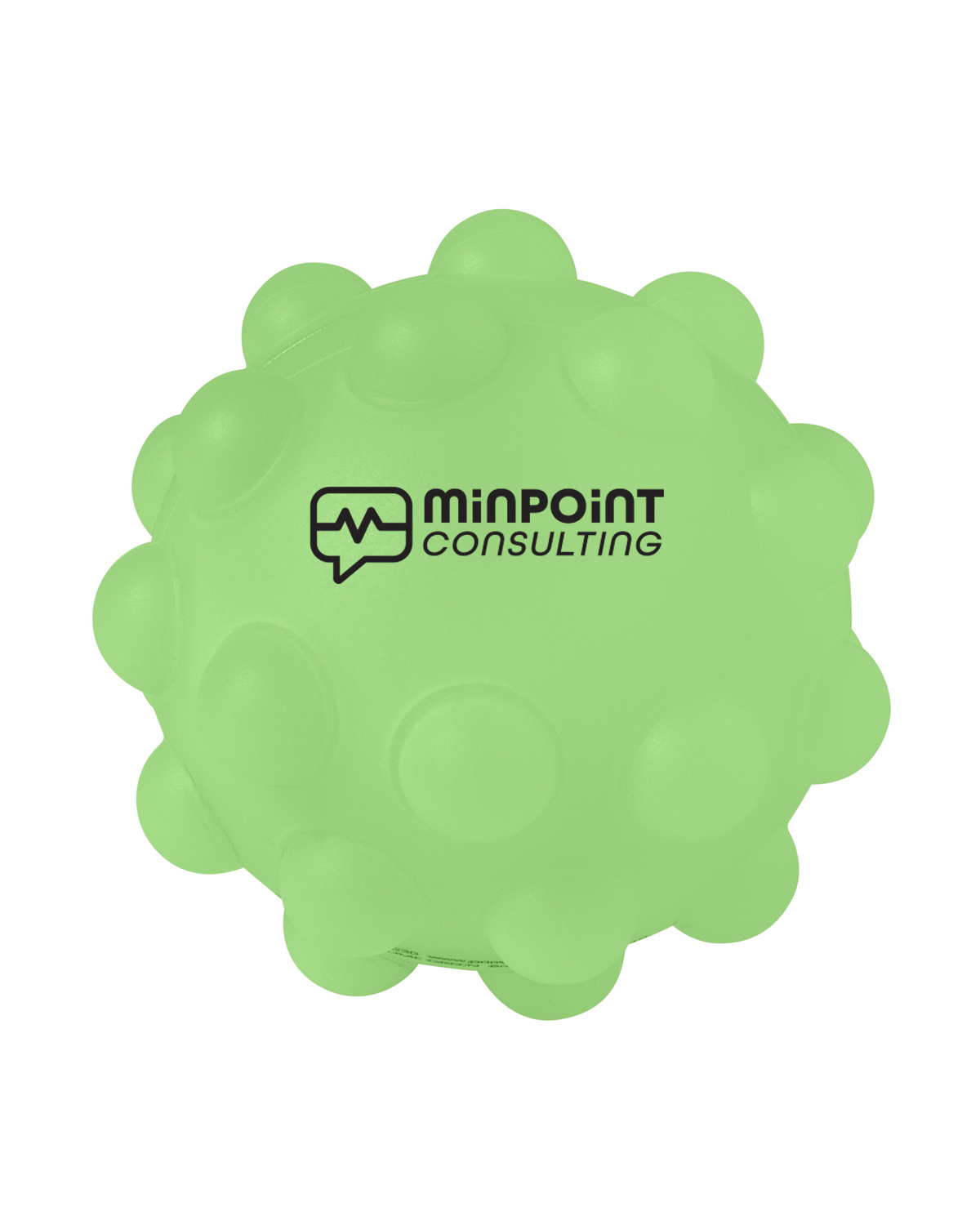 Picture of Glow in the Dark Push Pop Bubble Ball Fidget Sensory Toy.