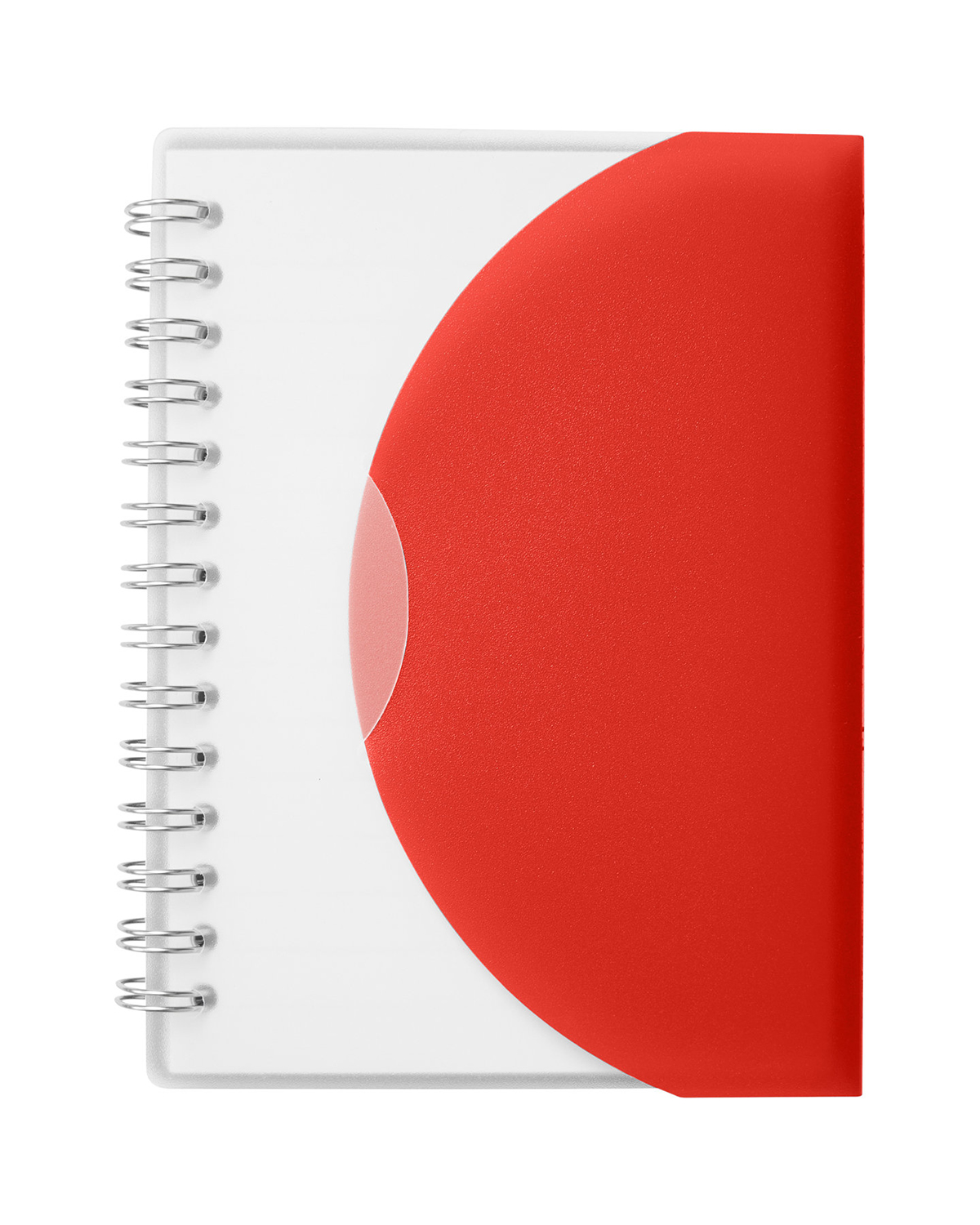 Picture of Curve Medium Spiral Notebook 4.25" x 5.25".