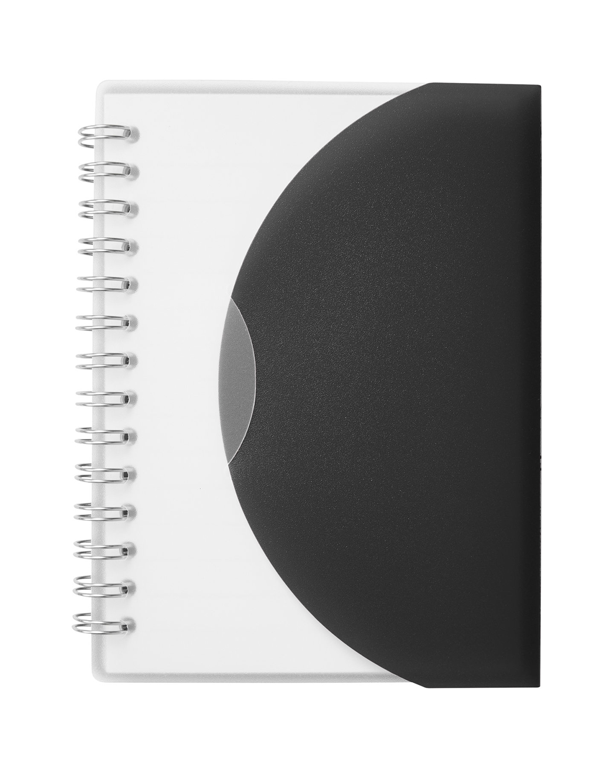 Picture of Curve Medium Spiral Notebook 4.25" x 5.25".
