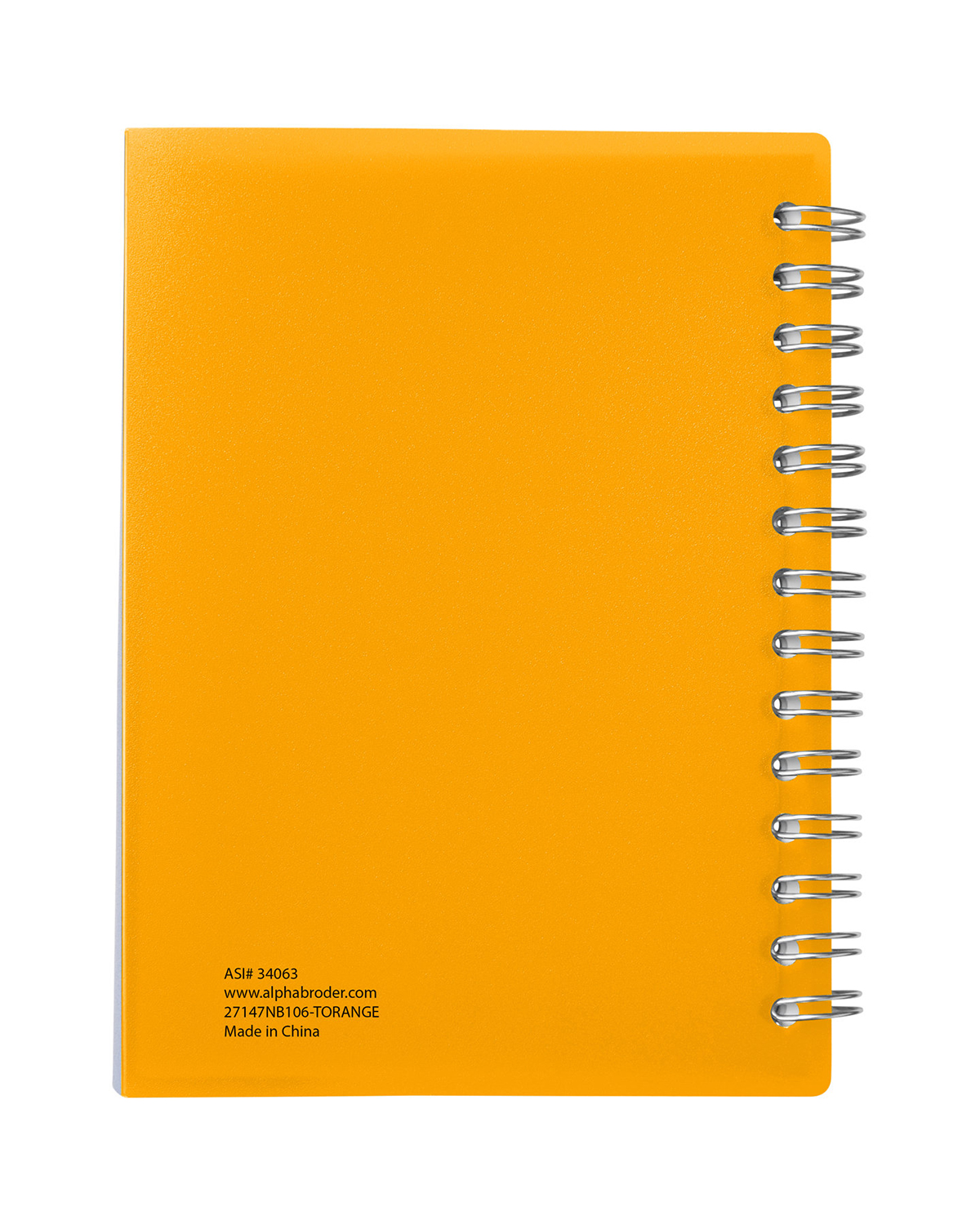 Picture of Curve Medium Spiral Notebook 4.25" x 5.25".