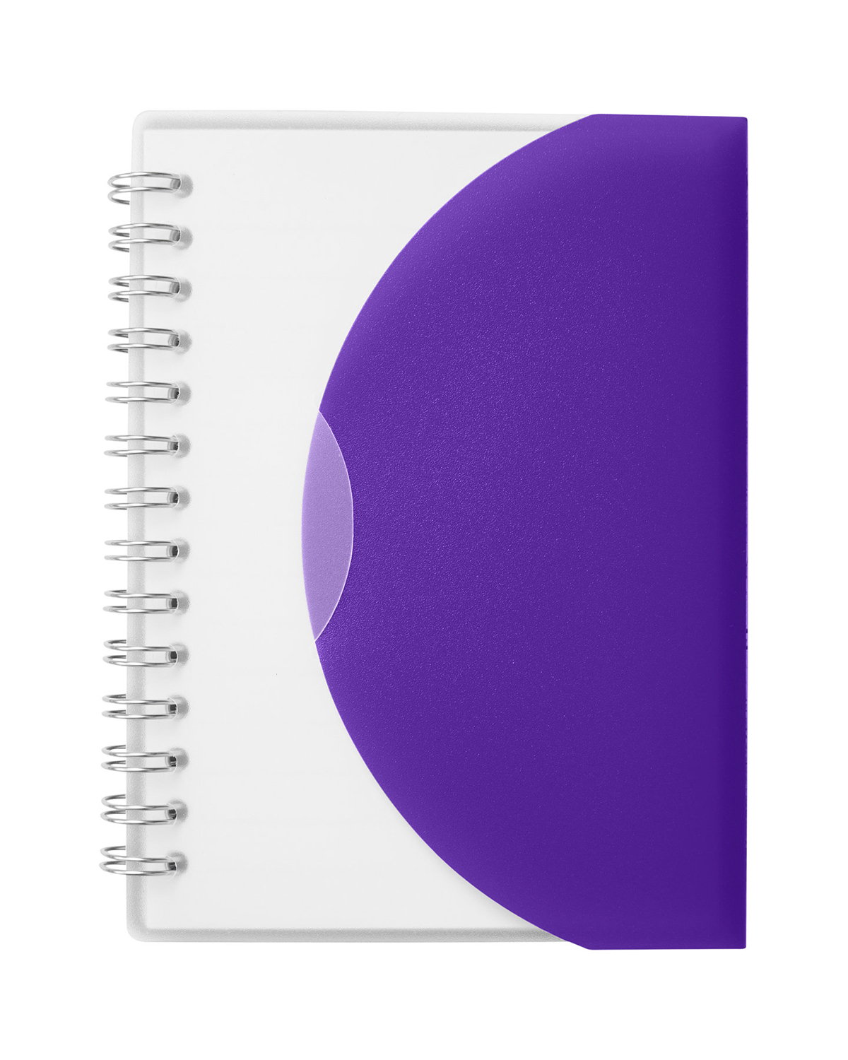 Picture of Curve Medium Spiral Notebook 4.25" x 5.25".