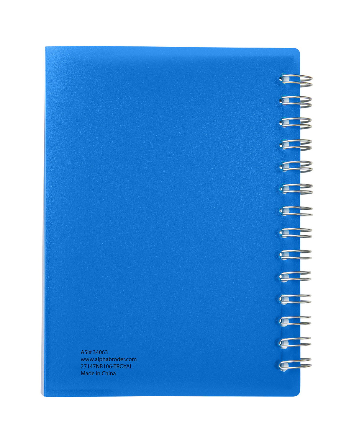 Picture of Curve Medium Spiral Notebook 4.25" x 5.25".