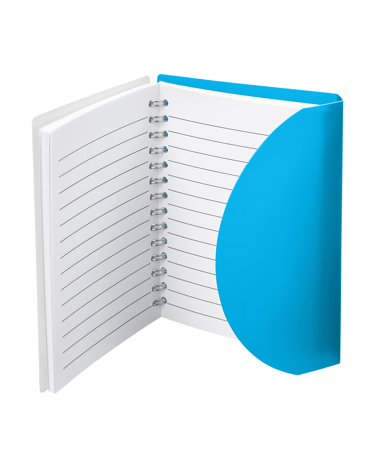 Picture of Curve Medium Spiral Notebook 4.25" x 5.25".