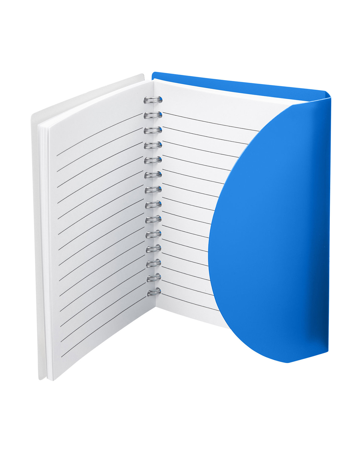 Picture of Curve Medium Spiral Notebook 4.25" x 5.25".