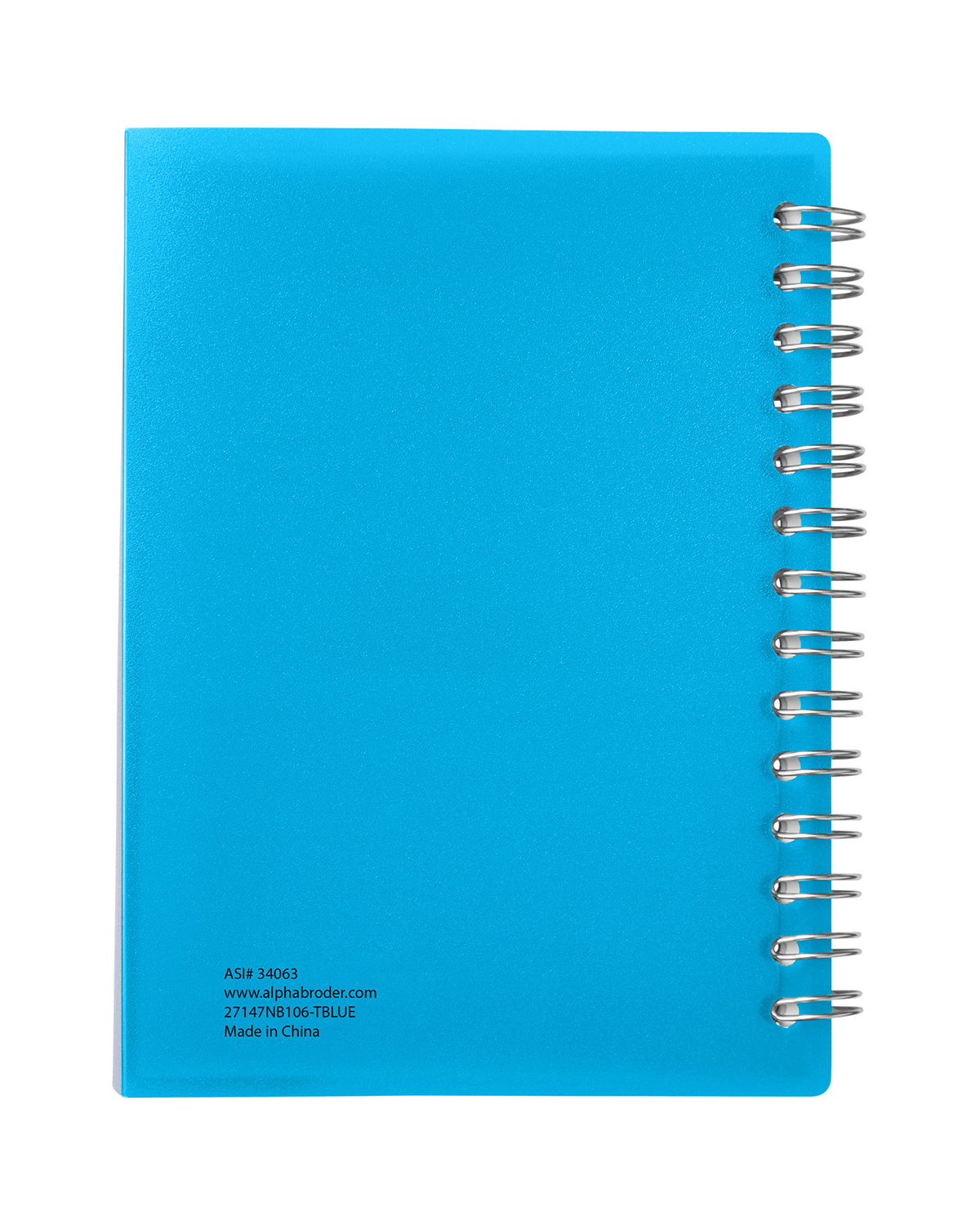 Picture of Curve Medium Spiral Notebook 4.25" x 5.25".