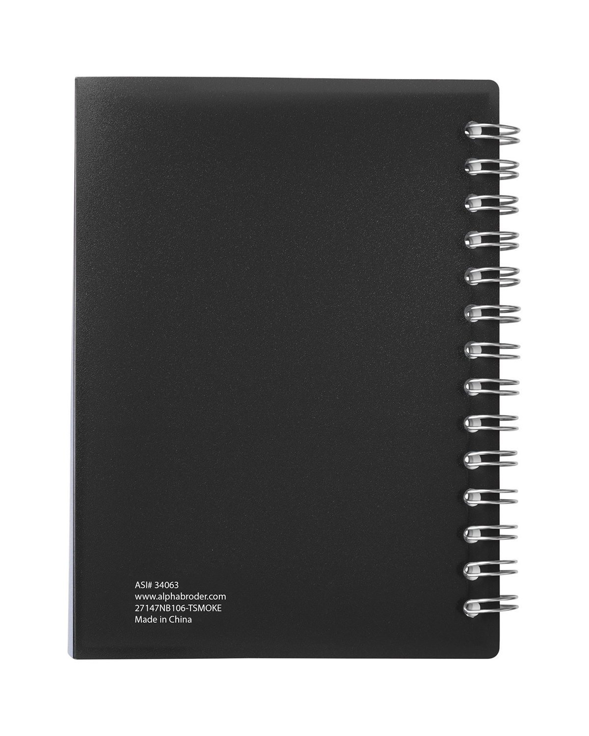 Picture of Curve Medium Spiral Notebook 4.25" x 5.25".