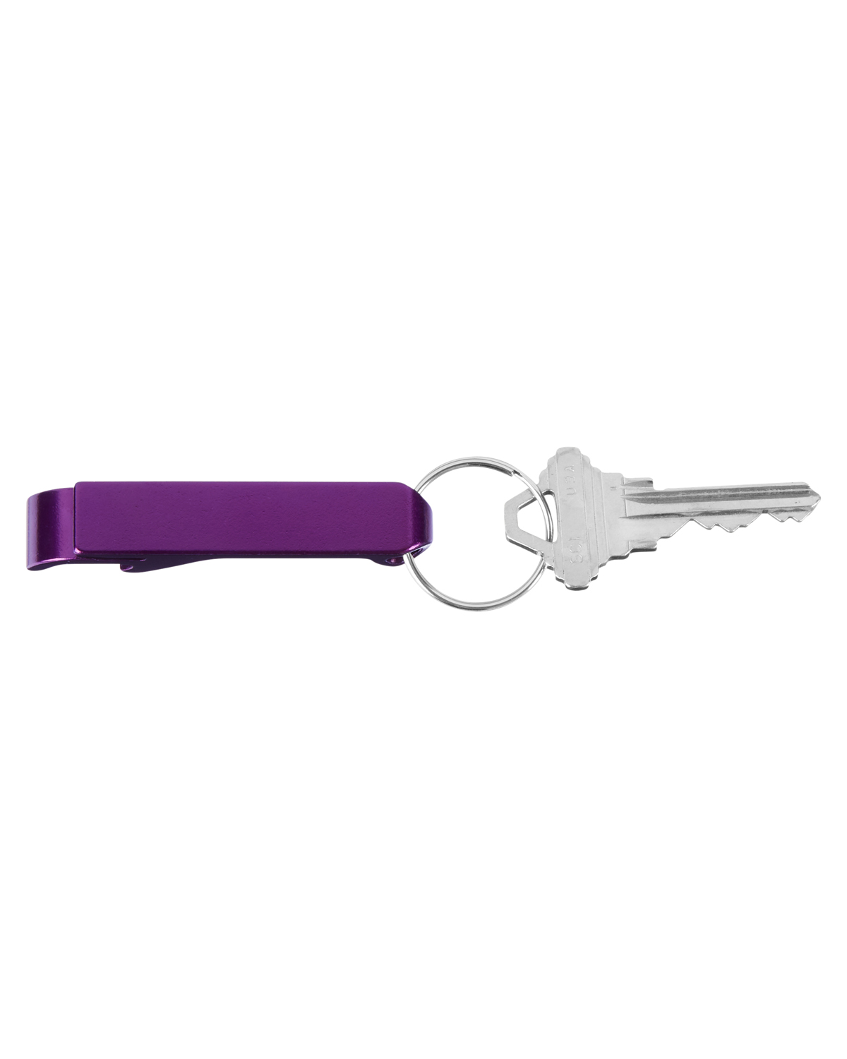 Picture of Aluminum Bottle Opener Keychain.